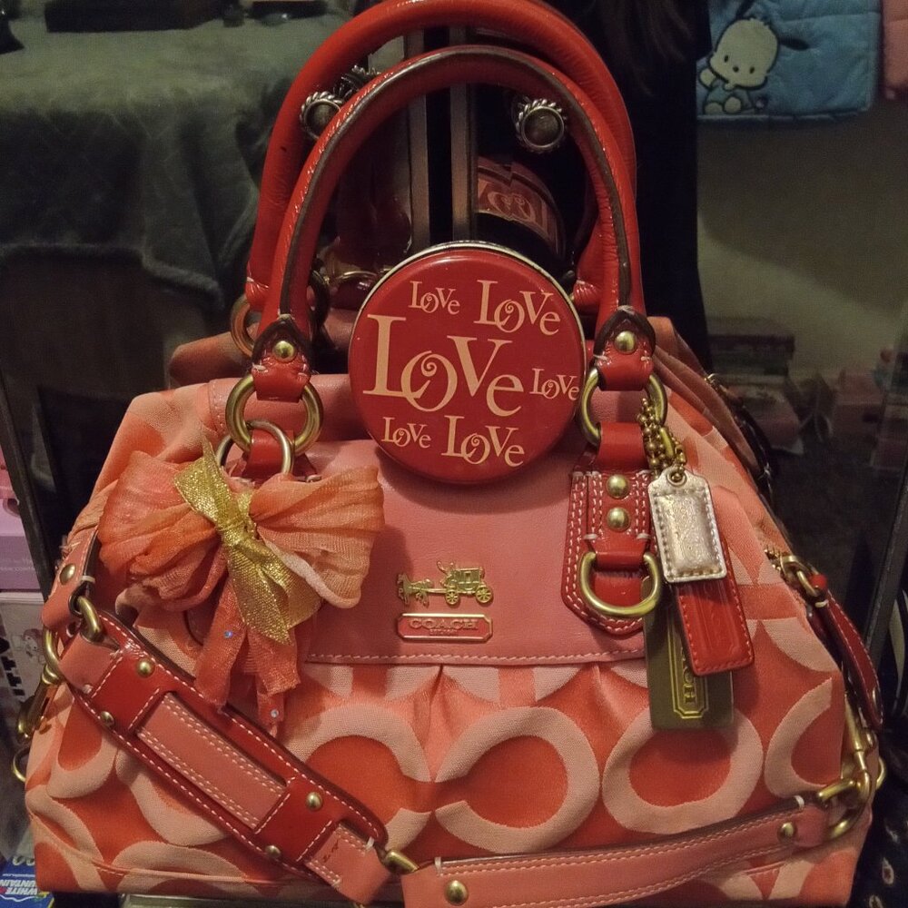 Coach Op Art Madison satchel